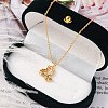 925 Sterling Silver Colorful Cubic Zirconia Constellation Pendant Cable Chain Necklaces for Women STER-R009-01G-09-1