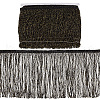Polyester Tassel Lace Trim SRIB-WH0011-251A-01-1