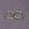 316L Surgical Stainless Steel Hoop Cartilage Earrings WGB51CA-28-1