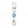 4Pcs Natural Cowrie Shell Pendant Decorations HJEW-JM03319-01-4