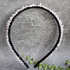Natural Rose Quartz Hair Bands PW-WG1C09B-06-1