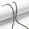 Natural Pyrite Beads Strands G-L031-2mm-01-3