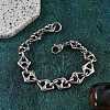 304 Stainless Steel Mariner Link Chain Bracelets for Women BJEW-F488-02P-1