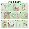 AHADERMAKER DIY Mosaic Making Kits DIY-GA0007-11-4