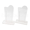 Transparent Acrylic Earring Measurement Display Stand EDIS-NH0001-01-2