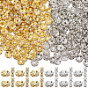 SOFPLATE 400pcs 2 Colors Brass Rhinestone Spacer Beads RB-SP0001-03B-1