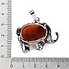 Natural Carnelian Pendants G-G112-01P-01-3