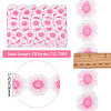 Polyester Flower Lace Ribbon OCOR-WH20001-03B-2