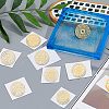 Olycraft 9Pcs 9 Style Custom Carbon Steel Cabochons DIY-OC0008-54-5