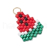 Glass Seed Beaded Pendants PALLOY-MZ00517-01-3