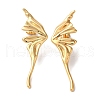 Wing Ion Plating(IP) 304 Stainless Steel Stud Earrings for Women EJEW-L287-003G-1