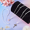 Eco-Friendly Korean Waxed Polyester Braided Adjustable Necklace Makings NJEW-TAC0015-02-13
