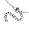 12Pcs 12 Styles 304 Stainless Steel Constellations Pendant Cable Chain Necklaces NJEW-JN05106-6