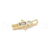 Brass Micro Pave Cubic Zirconia Pendants ZIRC-I356-17G-A10-2