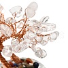 Natural Quartz Crystal Chips Tree of Life Decorations DJEW-Q010-01F-2