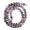 Natural Lepidolite/Purple Mica Stone Beads Strands G-D0003-A87-3