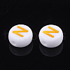 Initial Acrylic Beads OACR-E001-20N-2