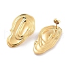 304 Stainless Steel Stud Earrings for Women EJEW-K283-07G-1