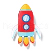 Rocket Acrylic Safety Brooch JEWB-D009-16P-1