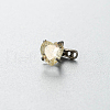 Stainless Steel Cubic Zirconia Heart Dermal Anchor Base/Top for Women Men WGF2D58-07-1