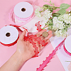 3 Rolls 3 Colors Heart Valentine's Day Polyester Lace Trim OCOR-FG0002-74-3