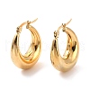 Vacuum Plating 304 Stainless Steel Chunky Hoop Earrings for Women X-EJEW-F280-06B-G-2