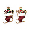 Alloy Enamel Pendants ENAM-N055-006-NR-2