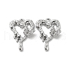 Brass Micro Pave Cubic Zirconia Pendants KK-H460-43P-1