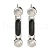 304 Stainless Steel Enamel Stud Earrings EJEW-S229-15P-01-1
