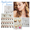 Unicraftale 120Pcs 316 Surgical Stainless Steel Hoop Earring Findings STAS-UN0043-03-6