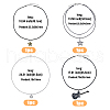 FIBLOOM 4Pcs 4 Style Star & Guitar Natural Dalmatian Jasper & Alloy Pendant Necklaces Set with Waxed Polyester Cords NJEW-FI0001-16-2