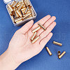 Brass Tube Beads KK-YW0001-03-4