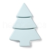 Christmas Tree Shaped Plastic Snack Dried Tray Box DJEW-Q003-01B-3