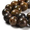 Natural Bumblebee Jasper Beads Strands G-G053-A01-03-4