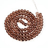 Baking Paint Transparent Glass Beads Strands DGLA-N006-8mm-11-2