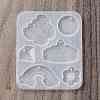 Rainbow/Butterfly/Crown Pendant DIY Silicone Mold X1-DIY-K073-09D-3