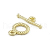 Rack Plating Alloy Toggle Clasps PALLOY-I216-24LG-2