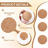 Cork Massage Ball WOOD-WH0034-64-4