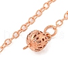 Rack Plating Brass Pointed Dowsing Pendulums AJEW-B106-03RG-3