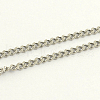 304 Stainless Steel Curb Chain Necklaces NJEW-R223-04-2