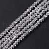 Clear Glass Bicone Beads Strands X-GLAA-S026-2mm-07-1