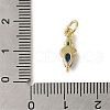 Brass Micro Pave Colorful Cubic Zirconia Pendants KK-R162-022A-G-3