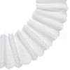 MAYJOYDIY US 5 Yards Cotton Embroidery Flower Lace Trim OCOR-MA0001-30-1