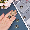 Beebeecraft Brass Micro Pave Cubic Zirconia Pendants KK-BBC0005-07-3