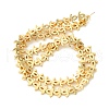Electroplated Synthetic Non-Magnetic Hematite Beads Strands G-H020-A01-03-2
