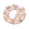 Natural Cultured Freshwater Pearl Beads Strands PEAR-N013-07O-01-3