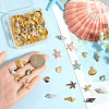 SUNNYCLUE 78Pcs 6 Styles Alloy Enamel Pendants FIND-SC0012-42-3