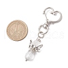 Angel Glass Pendant Decorations HJEW-JM02767-3