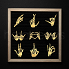 Nickel Decoration Stickers DIY-WH0450-172-4