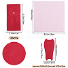 Beebeecraft 3 Sets Rectangle Velvet Single Watch Storage Bags ABAG-BBC0001-12A-2